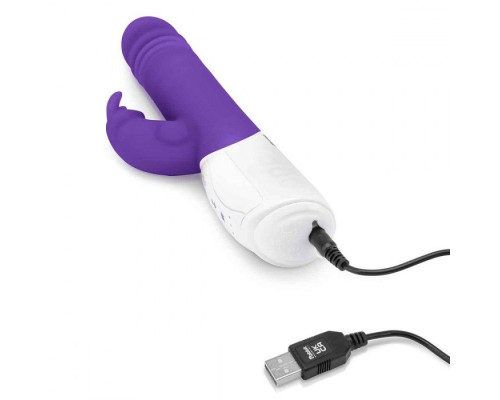 Заказать Фиолетовый пульсирующий вибромассажер G-Spot Thrusting Rabbit - 24 см. Заказать Фиолетовый пульсирующий вибромассажер G-Spot Thrusting Rabbit - 24 см.