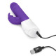 Заказать Фиолетовый пульсирующий вибромассажер G-Spot Thrusting Rabbit - 24 см.