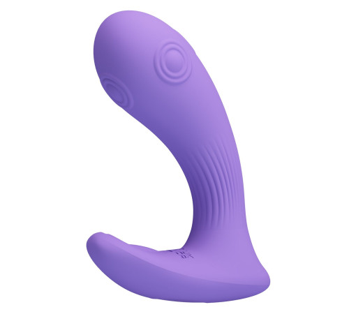 Сиреневый вибратор Andromeda с функцией постукивания