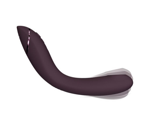 Сливовый стимулятор G-точки Womanizer OG c технологией Pleasure Air и вибрацией - 17,7 см.