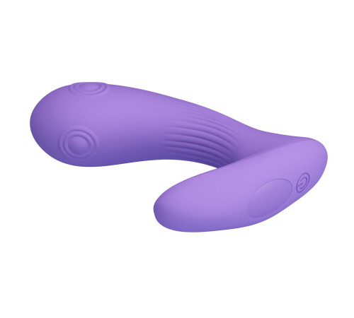 Сиреневый вибратор Andromeda с функцией постукивания