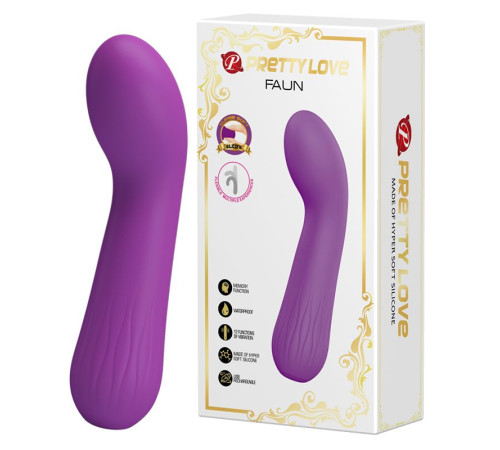 Фиолетовый гнущийся вибратор Faun - 15 см. Фиолетовый гнущийся вибратор Faun - 15 см.