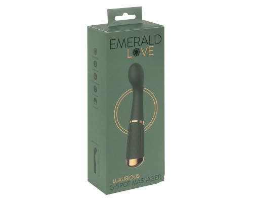 Заказать Зеленый стимулятор точки G Luxurious G-Spot Massager - 19,5 см.