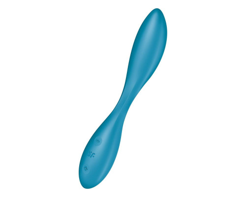 Заказать Синий гибкий вибратор Satisfyer G-Spot Flex 1 - 19,5 см.