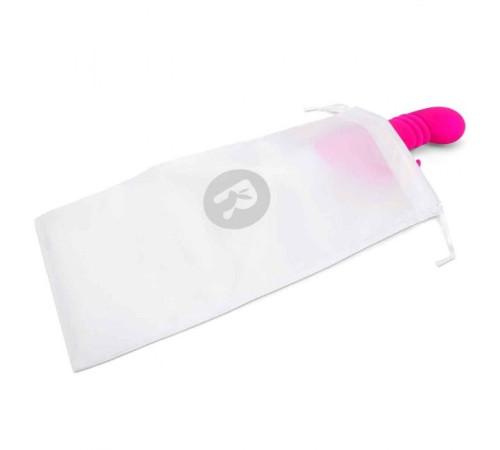 Розовый массажер для G-точки Slim Shaft thrusting G-spot Rabbit - 23 см.