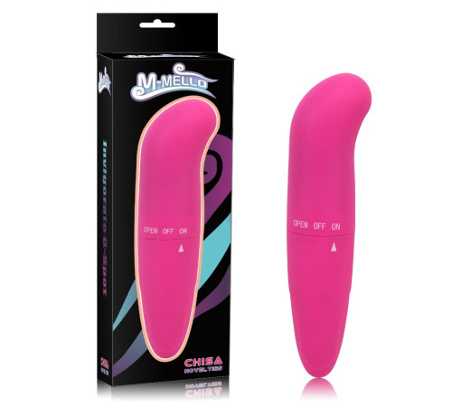 Розовый мини-вибратор точки G M-Mello - 12 см.