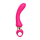 Заказать Розовый изогнутый вибромассажер Moon Vibrator - 21,1 см.
