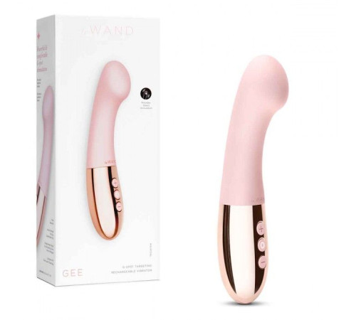 Розовый стимулятор для точки G Le Wand GEE - 16,6 см.