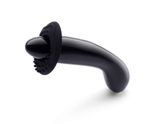 Заказать Массажер для G-точки Le Wand Crystal G-Wand из черного обсидиана