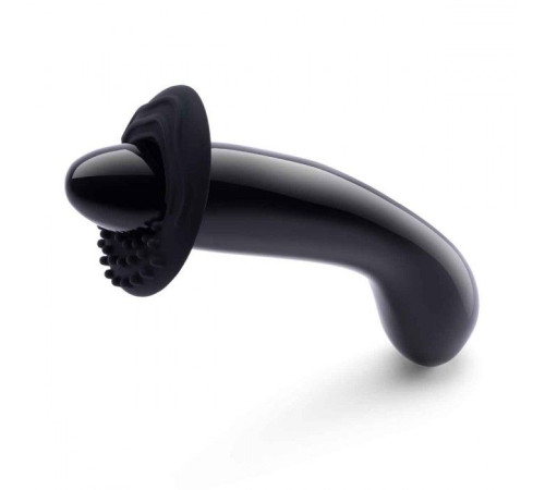 Массажер для G-точки Le Wand Crystal G-Wand из черного обсидиана