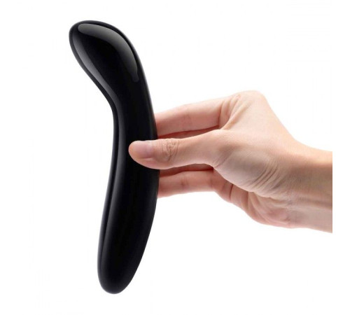 Массажер для G-точки Le Wand Crystal G-Wand из черного обсидиана