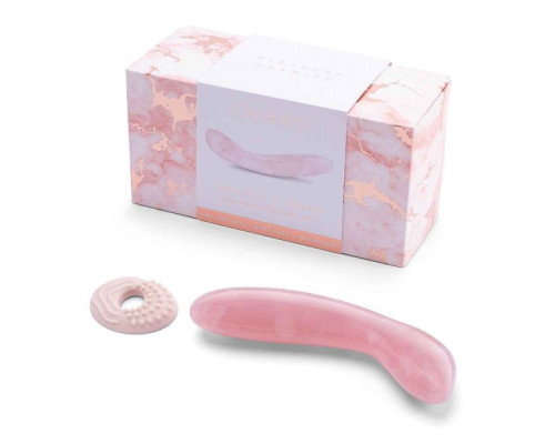 Заказать Массажер для G-точки Le Wand Crystal G-Wand из розового кварца