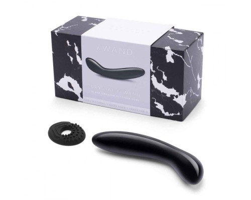 Заказать Массажер для G-точки Le Wand Crystal G-Wand из черного обсидиана