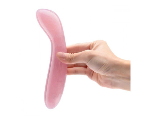 Заказать Массажер для G-точки Le Wand Crystal G-Wand из розового кварца