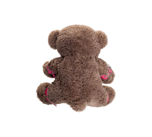 Бондажный набор: бурый мишка с розовыми оковами и наручниками