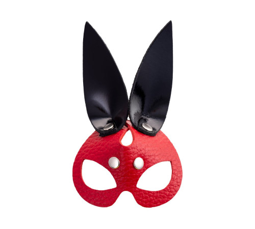 Кожаный брелок в виде маски зайчика