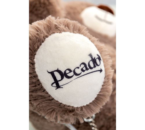 Бондажный набор: бурый мишка с белыми оковами и наручниками