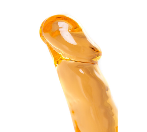 Оранжевый леденец в форме пениса со вкусом аморетто - 173 гр.