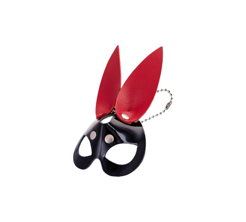 Кожаный брелок в виде маски зайчика