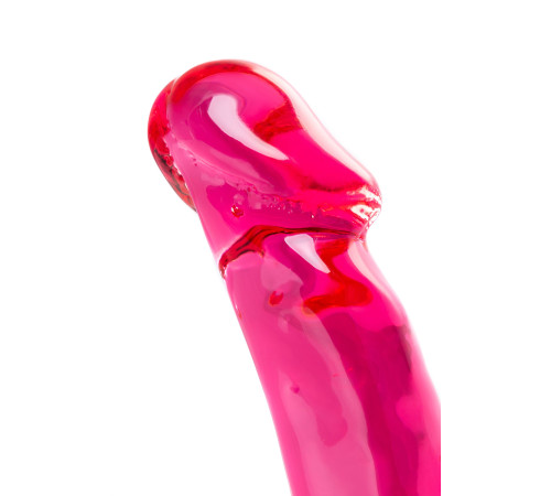 Розовый леденец в форме члена со вкусом айриш крим - 173 гр.