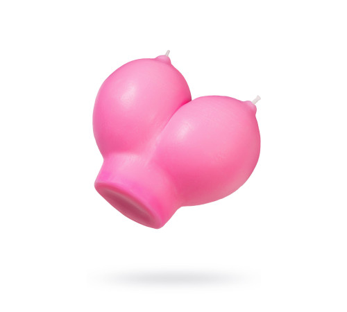 Розовая свеча «Сиськи» - 150 гр.