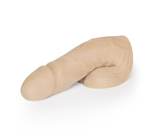 Мягкий имитатор пениса Fleshton Limpy среднего размера - 17 см.