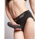 Заказать Черная насадка Strap-On-Me Dildo Plug P G size XXL