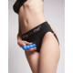 Заказать Голубая насадка Strap-On-Me Dildo Plug Balls size L