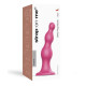 Заказать Розовая насадка Strap-On-Me Dildo Plug Beads size L