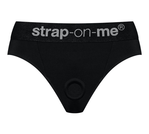 Черные трусики для насадок Heroine Lingerie Harness - size XL