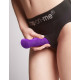 Фиолетовая насадка Strap-On-Me Dildo Geisha Balls size M