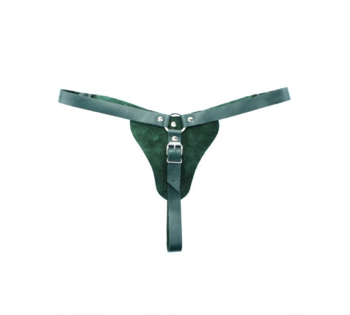 Изумрудные трусики с кольцом для насадок Emerald Panties