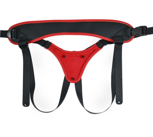 Красно-черные универсальные трусики с 2 способами крепления насадок