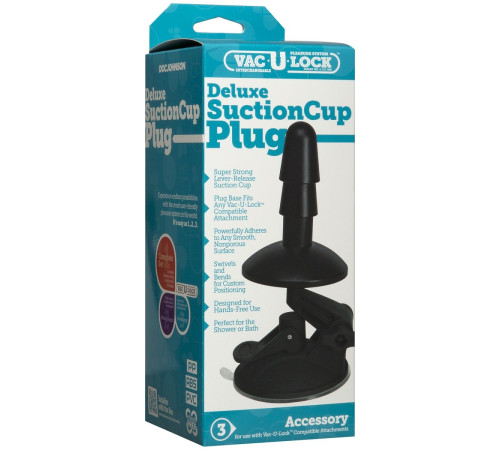 Плаг на присоске Vac-U-Lock Deluxe Suction Cup Plug Accessory
