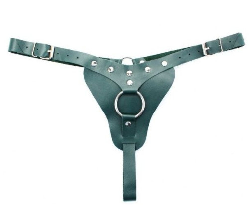 Изумрудные трусики с кольцом для насадок Emerald Panties