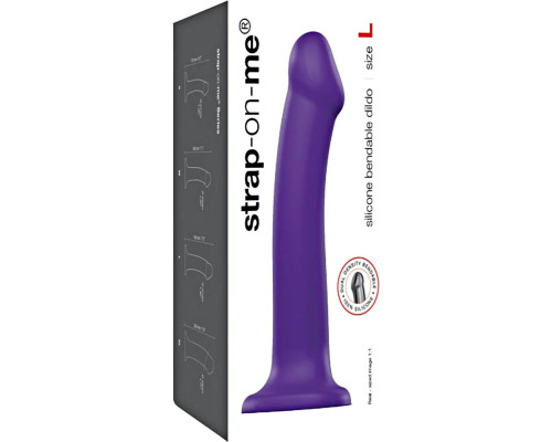 Заказать Фиолетовый фаллоимитатор-насадка Strap-On-Me Dildo Dual Density size L - 19 см. Заказать Фиолетовый фаллоимитатор-насадка Strap-On-Me Dildo Dual Density size L - 19 см.