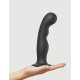 Заказать Черная насадка Strap-On-Me Dildo Plug P G size XXL