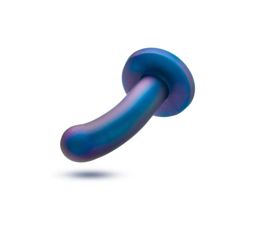 Синяя насадка с гладкой поверхностью Surrender 5.75 Inch Intermediate Pegging Dildo - 14,6 см.