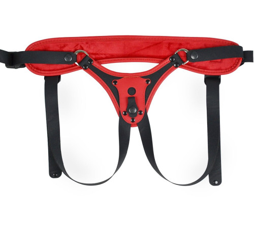 Красно-черные универсальные трусики с 2 способами крепления насадок