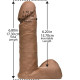 Заказать Насадка-мулат для трусиков Vac-U-Lock 6 ULTRASKYN Cock - 17,3 см.