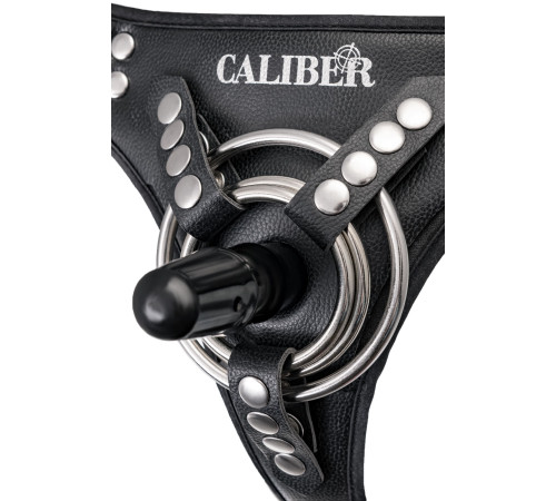 Черные трусики для страпона RealStick CALIBER
