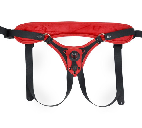 Красно-черные универсальные трусики с 2 способами крепления насадок