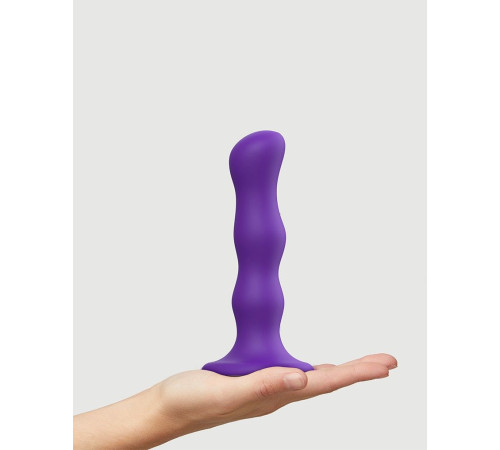 Фиолетовая насадка Strap-On-Me Dildo Geisha Balls size M