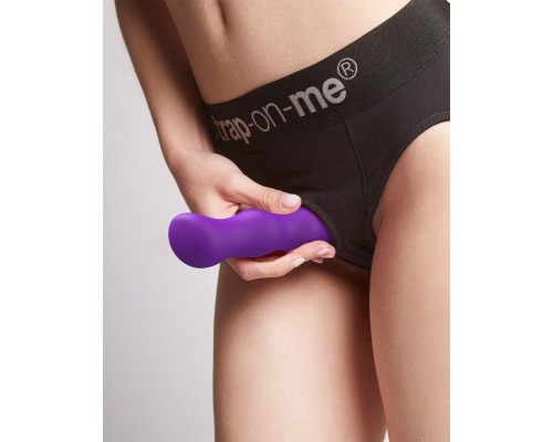 Заказать Фиолетовая насадка Strap-On-Me Dildo Geisha Balls size XL