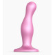 Розовая насадка Strap-On-Me Dildo Plug Curvy size M