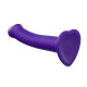 Заказать Фиолетовый фаллоимитатор-насадка Strap-On-Me Dildo Dual Density size L - 19 см.