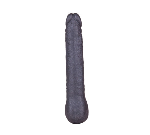 Чёрная фаллическая насадка BLACK BENT 3 - 22 см. Чёрная фаллическая насадка BLACK BENT 3 - 22 см.