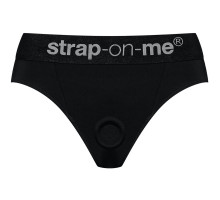 Черные трусики для насадок Heroine Lingerie Harness - size S