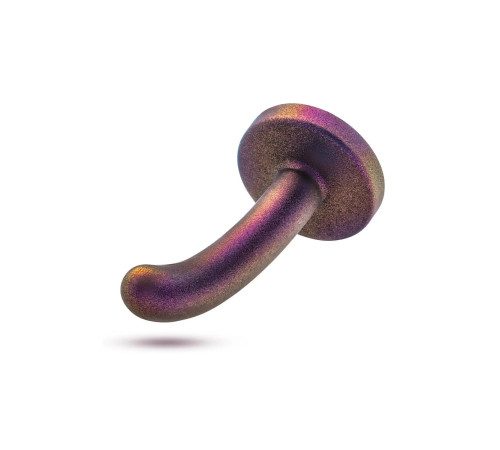 Фиолетовая насадка с гладкой поверхностью Surrender 4.75 Inch Beginner Pegging Dildo - 12 см.