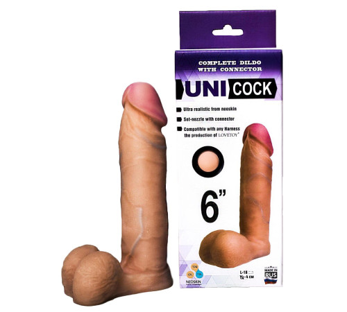 Насадка для страпона фаллической формы UNICOCK 6 - 18 см. Насадка для страпона фаллической формы UNICOCK 6 - 18 см.
